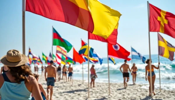 The Colors of Beach Flags: Understanding Their Meanings for Safer Shoreline Adventures