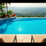 Relax and enjoy custom swimming pools designed for elegance and luxury in your backyard.